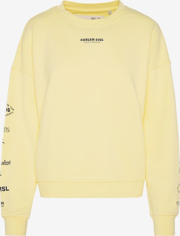 Harlem Soul Sweatshirt 'LU-NA ' in Yellow: front