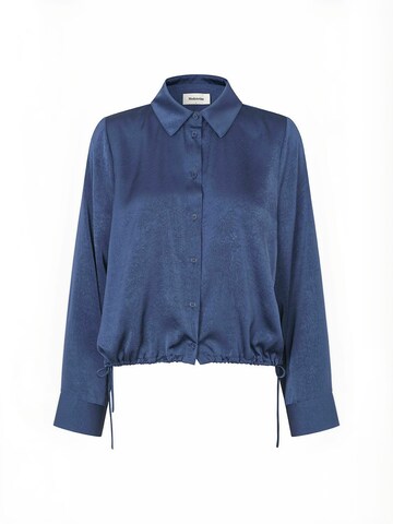 T-shirt ' Cabrinamd ' modström en bleu : devant