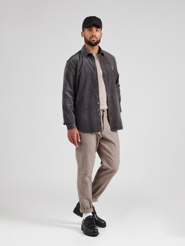 Regular fit Camicia 'Saliam NX' di Samsøe Samsøe in grigio