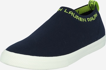 Lauren Ralph Lauren - Zapatillas sin cordones 'JORDYN' en azul: frente
