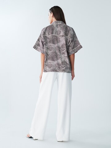 BWLDR Blouse 'Kenny' in Brown: back