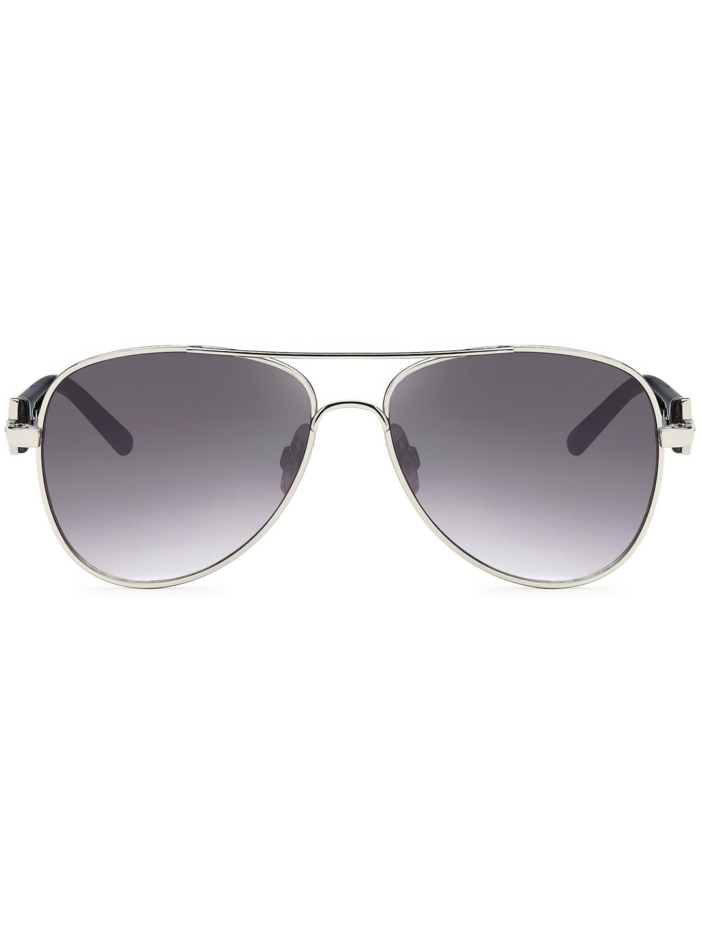 styleBREAKER Sonnenbrille 'Pilotenbrille mit Strass | Edle Fliegerbrille'‌‌‌‌‌‌ in Grau