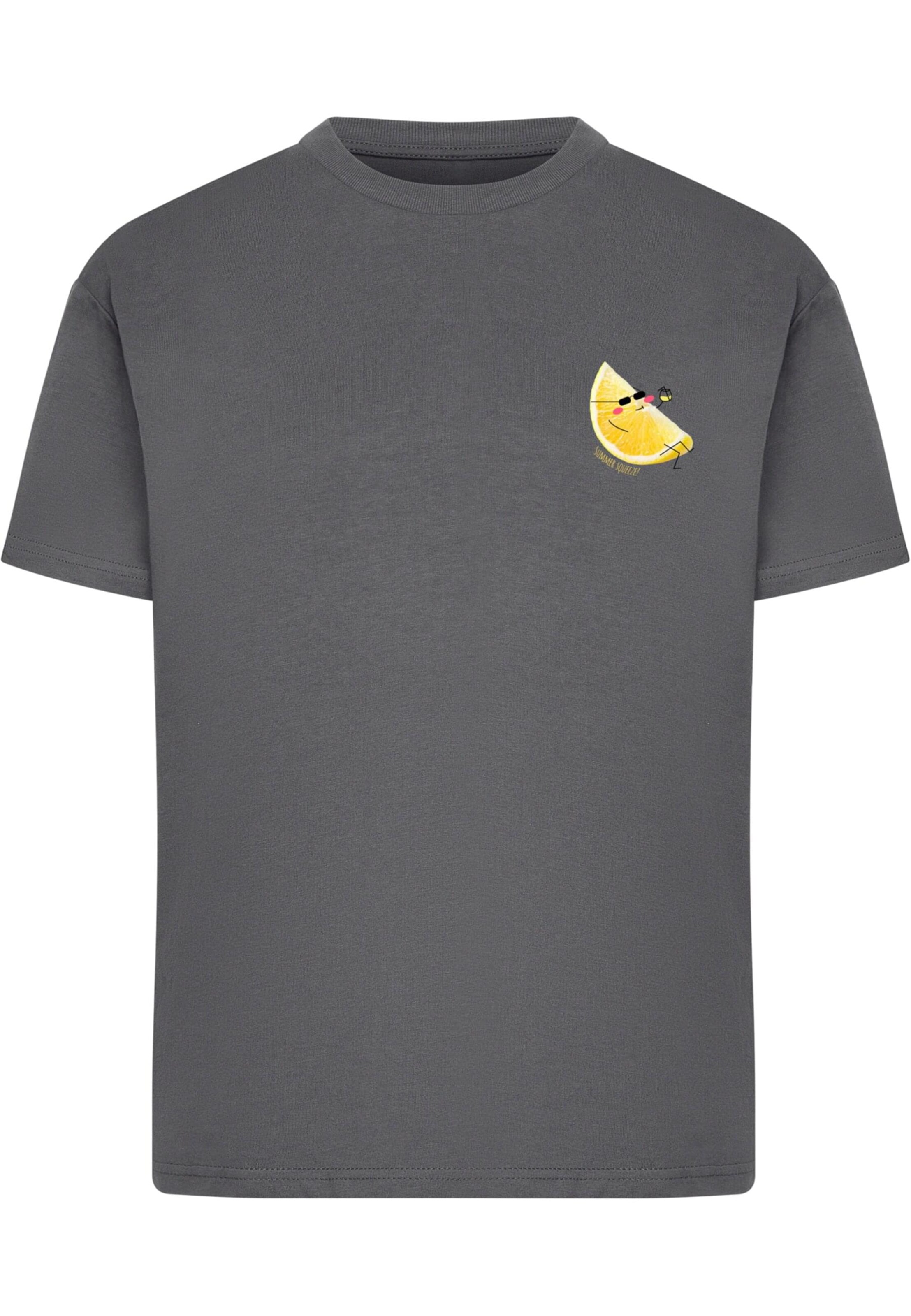 Merchcode Shirt 'Summer Squeeze' in Grau: Vorderseite