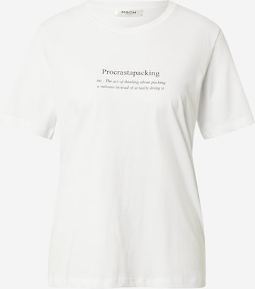 T-shirt 'Alva' MSCH COPENHAGEN en blanc : devant