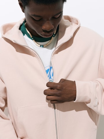 Pull&Bear Mikina 'STWD SURFER GALLER' – pink