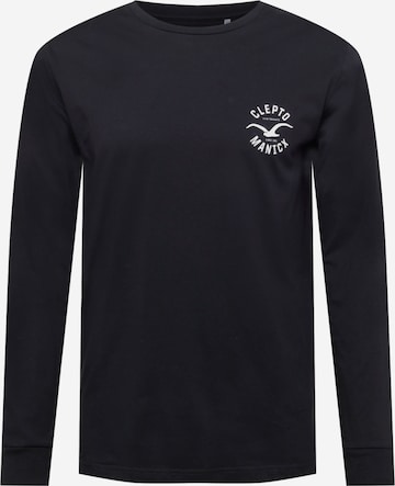 Cleptomanicx Shirt 'Games' in Black: front