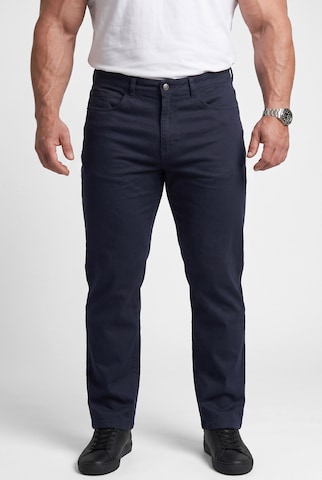 Men Plus Regular Jeans in Blau: Vorderseite