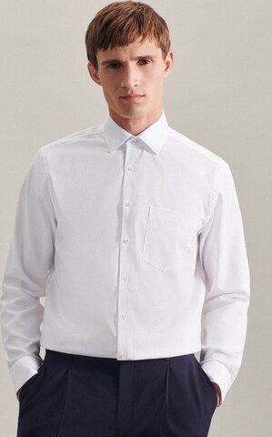 SEIDENSTICKER Regular Fit Business Hemd in Weiß