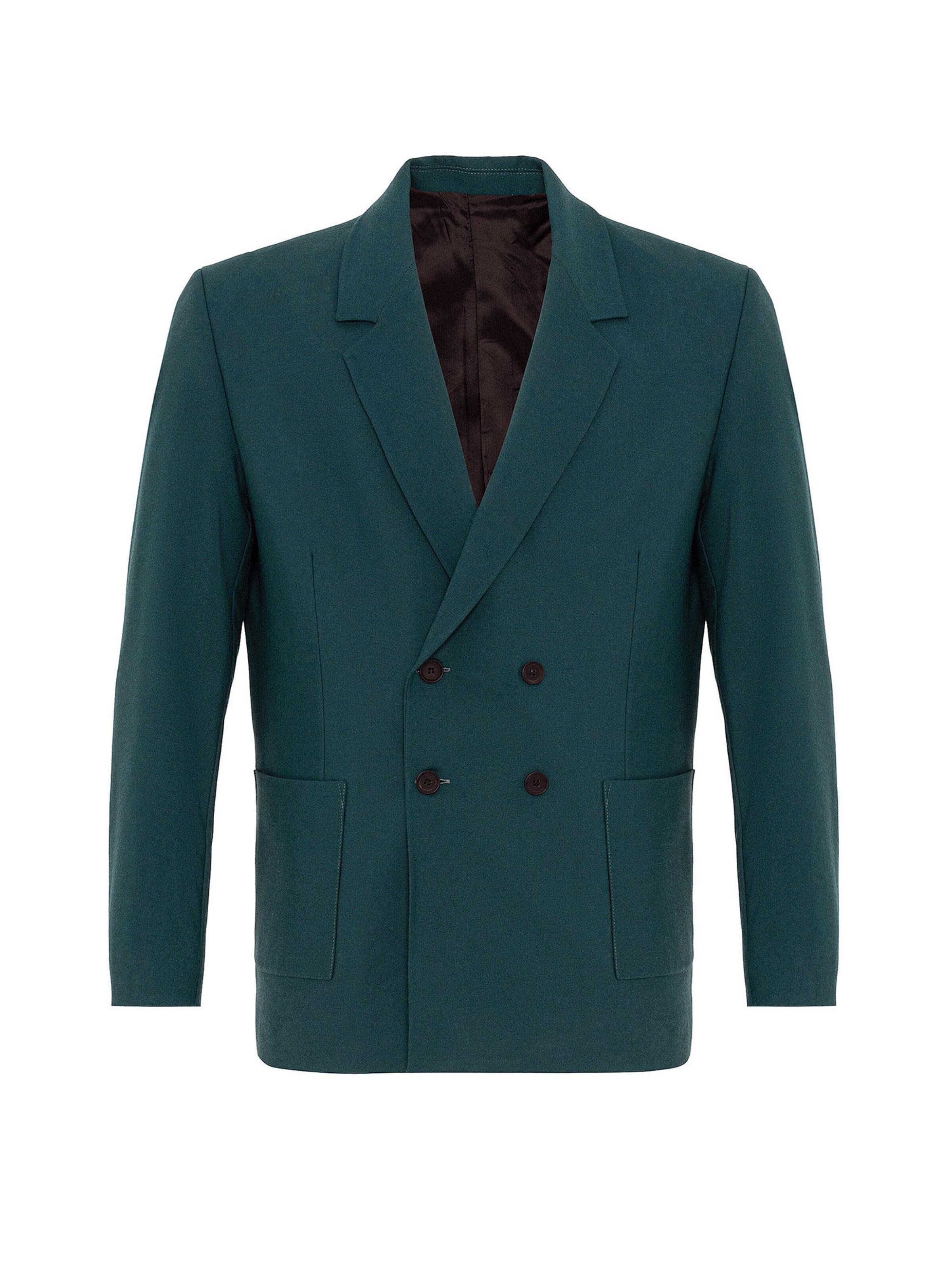 Antioch Rovný strih Sako - Modrá: predná strana