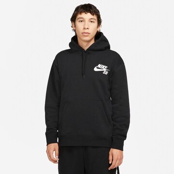 Nike SB Sweatshirt in Black: front