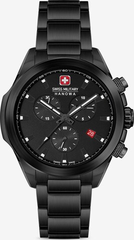 SWISS MILITARY HANOWA Analog Watch in Black: front