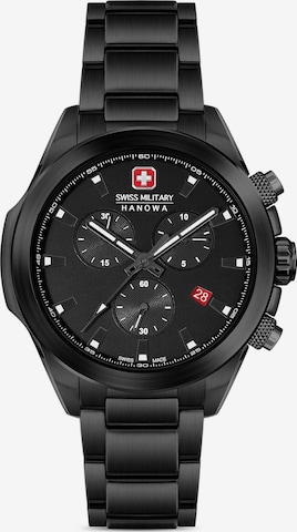 SWISS MILITARY HANOWA Analog Watch in Black: front