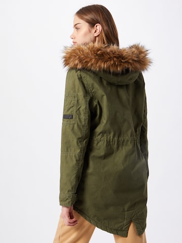 Superdry Between-Seasons Parka 'Field' in Green