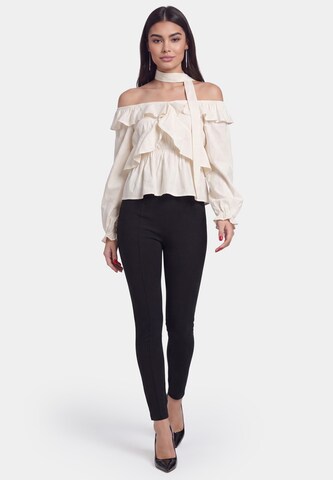 faina - Blusa en beige