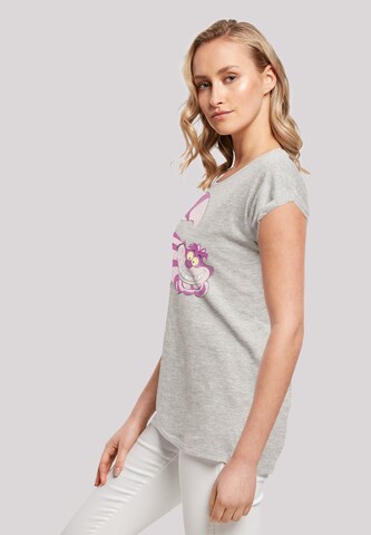 F4NT4STIC Shirt ' Alice in Wonderland Cheshire Cat' in Grijs