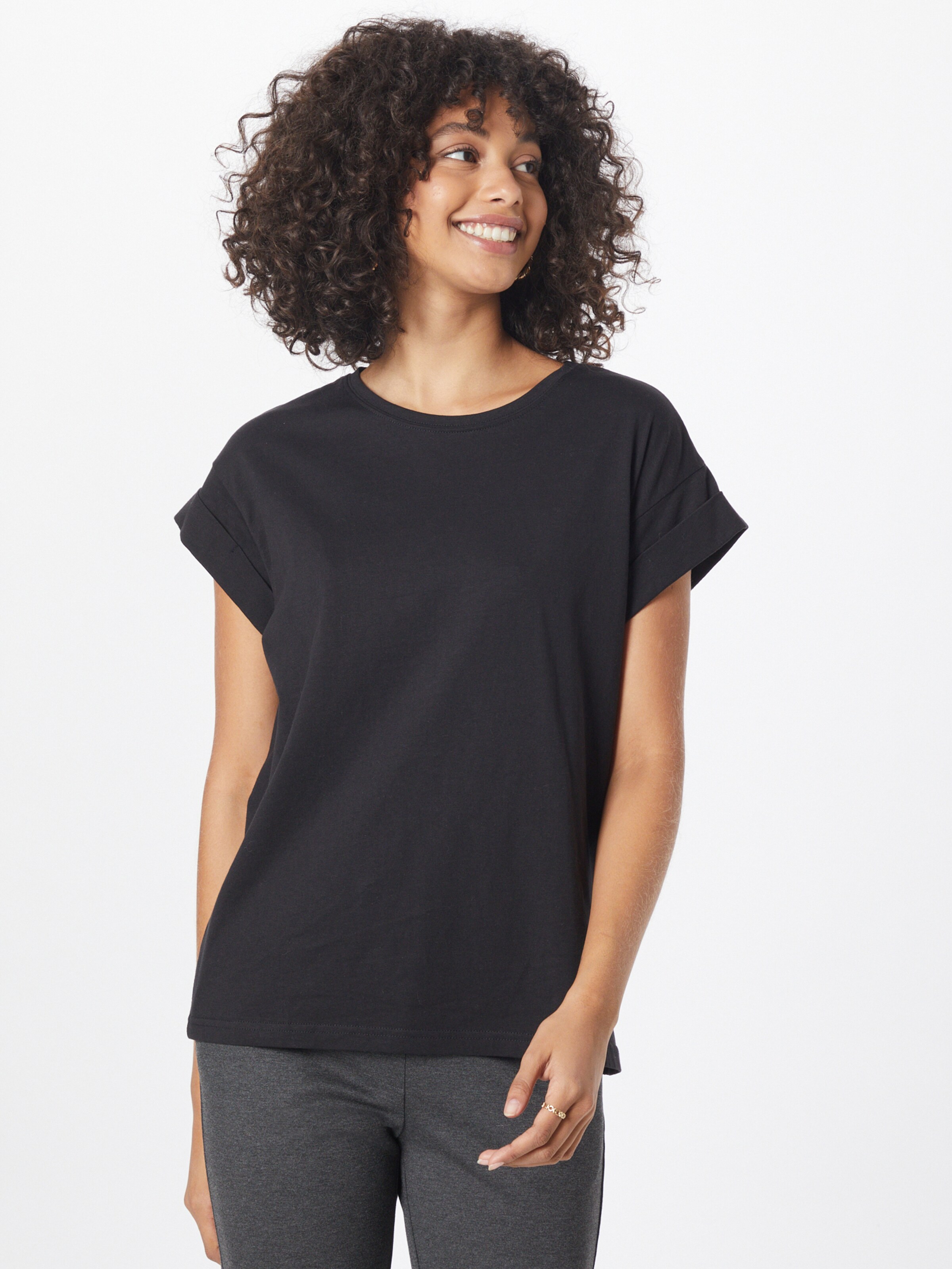 Femme T-shirt 'Alva' MOSS COPENHAGEN en Noir 
