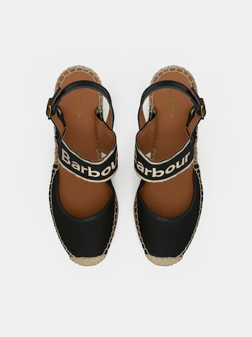 Barbour Sandaal in Zwart