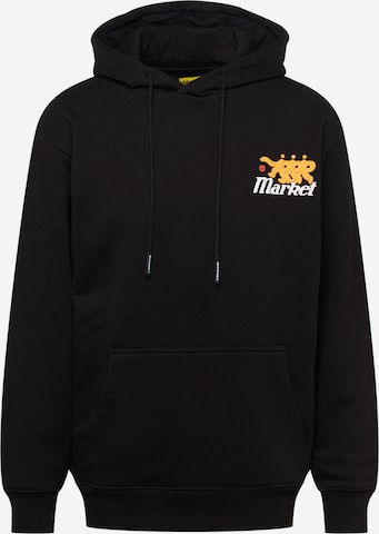 MARKET Sweatshirt 'MORNING PICK UP' in Black: front