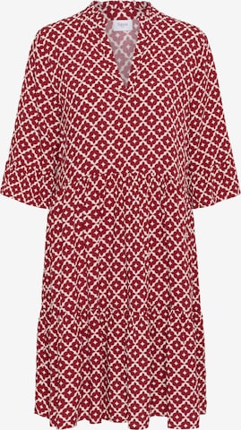 SAINT TROPEZ - Vestido 'Eda' em vermelho: frente