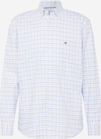 FYNCH-HATTON Regular fit Button Up Shirt in Blue: front