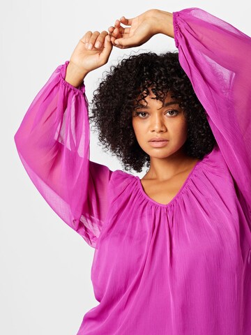 Vero Moda Curve - Camisa 'CAROLINA' em rosa