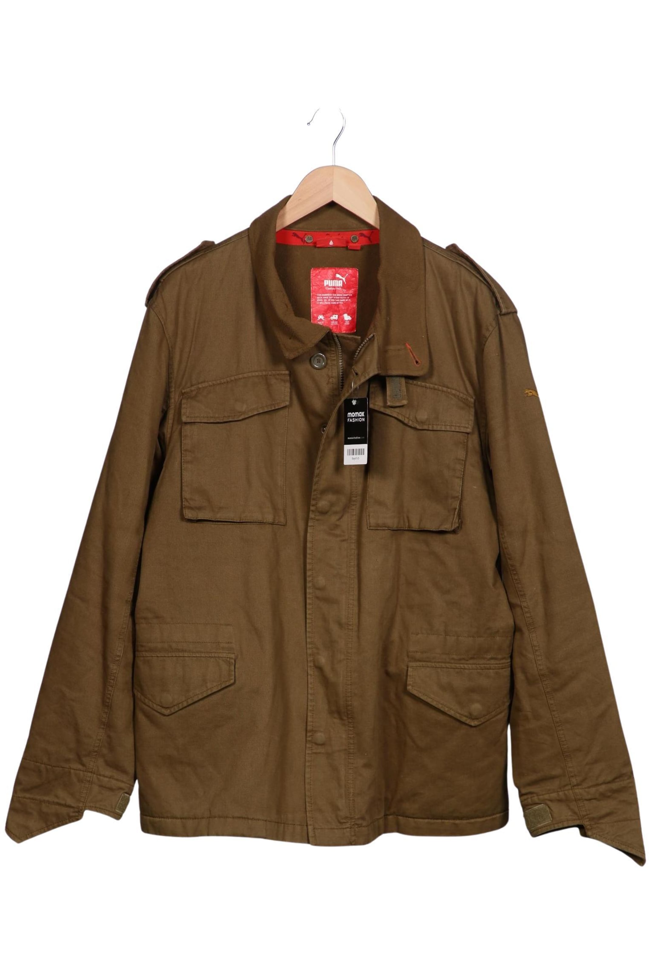 PUMA Jacket & Coat in L-XL in Brown: front