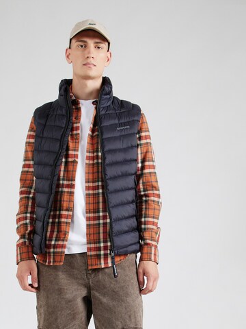 Superdry Weste 'Fuji' in Blau: Vorderseite