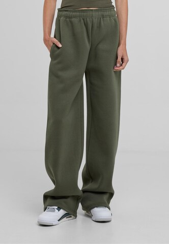 Wide Leg Pantalon Felicious en vert : devant