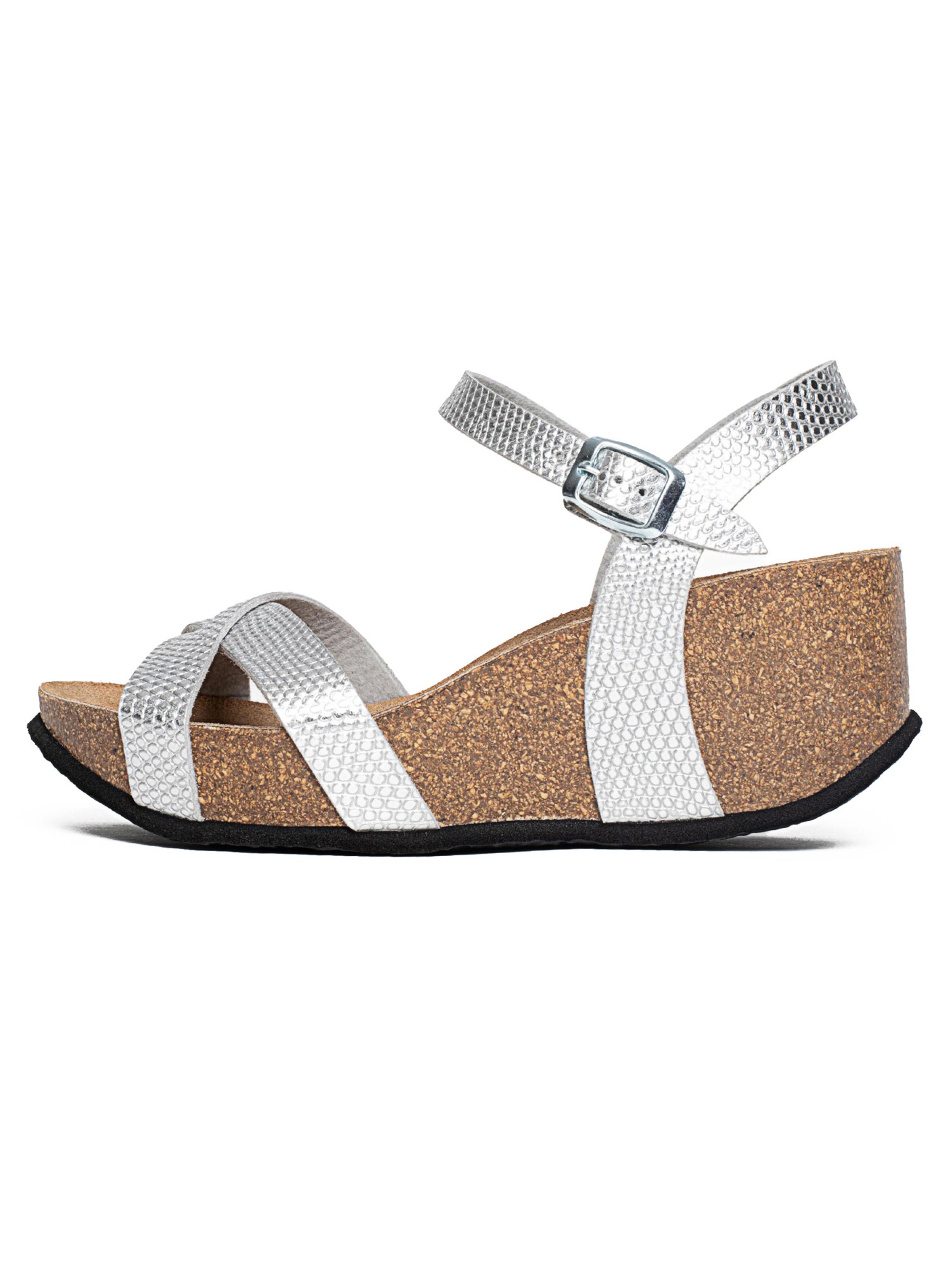 Bayton Sandále 'Venus' - Strieborná: predná strana