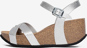 Bayton Sandals 'Venus' in Silver: front