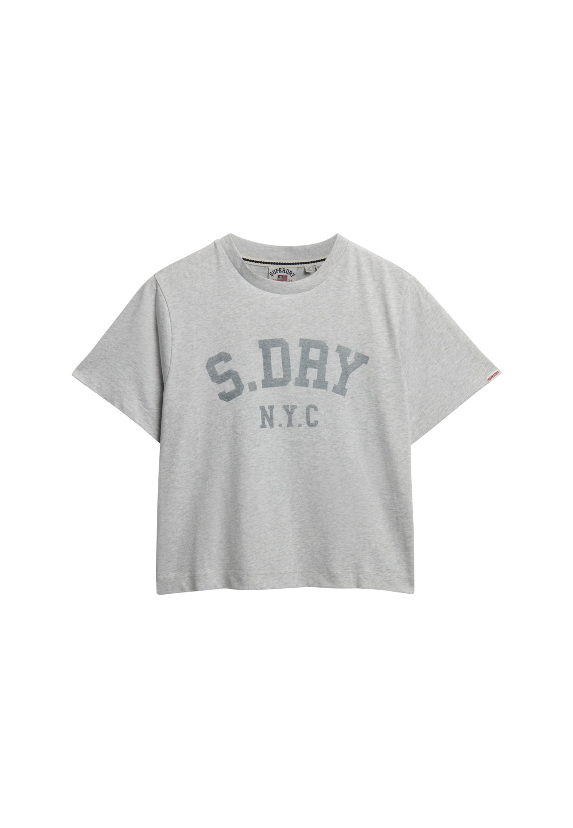 Superdry & Co Shirt in Grijs: voorkant