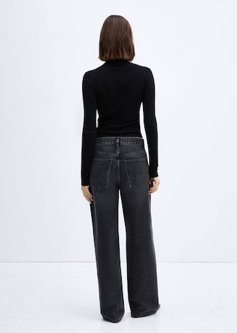 MANGO Loose fit Jeans 'Massy' in Black