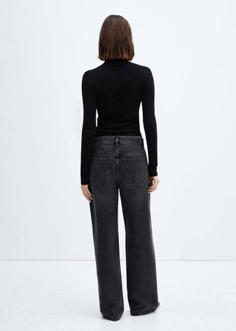 MANGO Loosefit Jeans 'Massy' in Schwarz