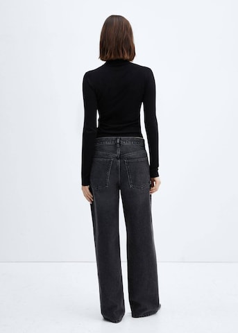 MANGO Loosefit Jeans 'Massy' in Schwarz