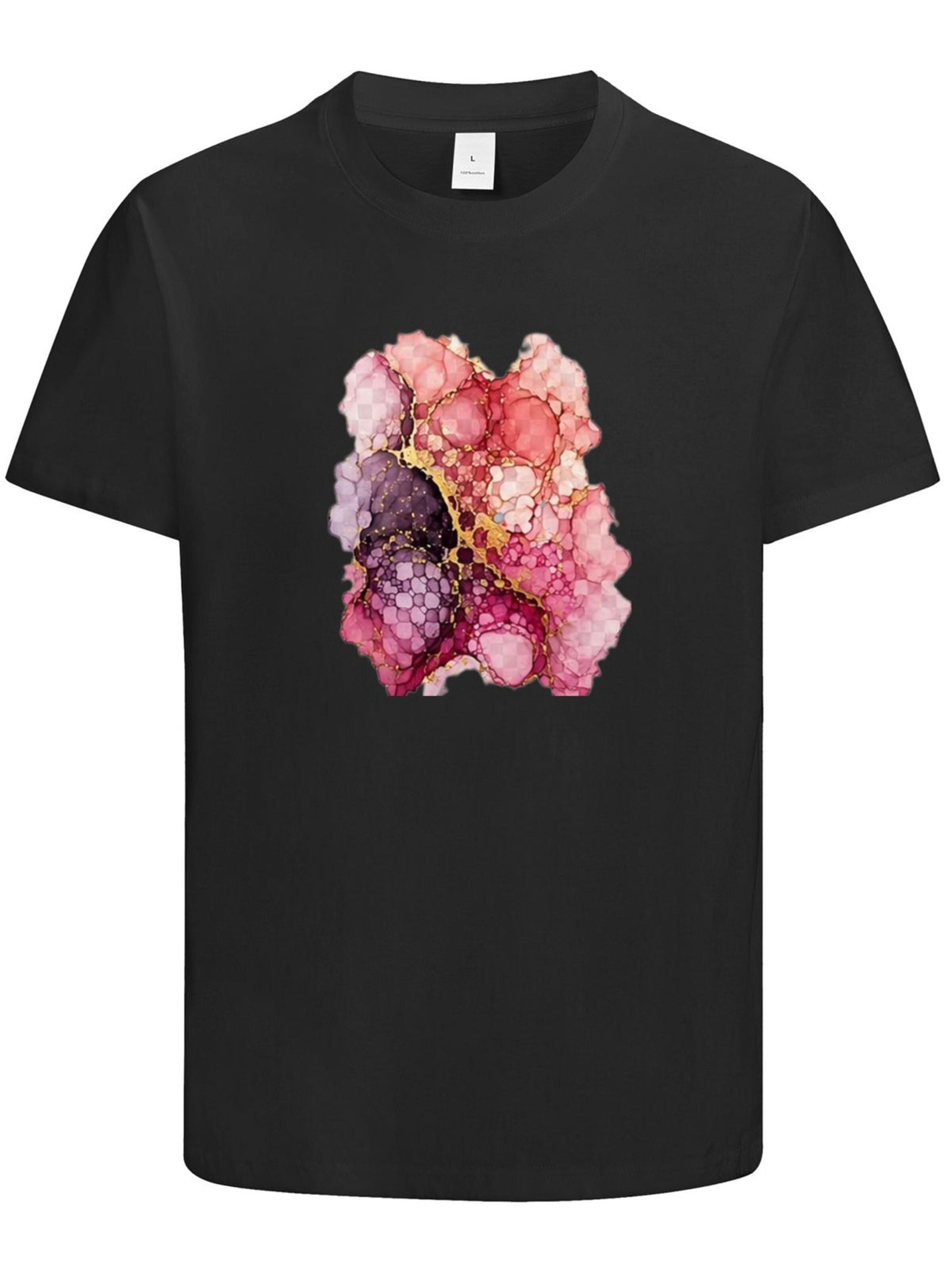 HUSKSWARE Shirt 'Grafik'‌‌‌‌‌‌‌‌ in Schwarz: Vorderseite