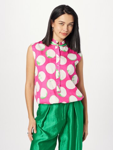 Emily Van Den Bergh Blouse in Roze: voorkant