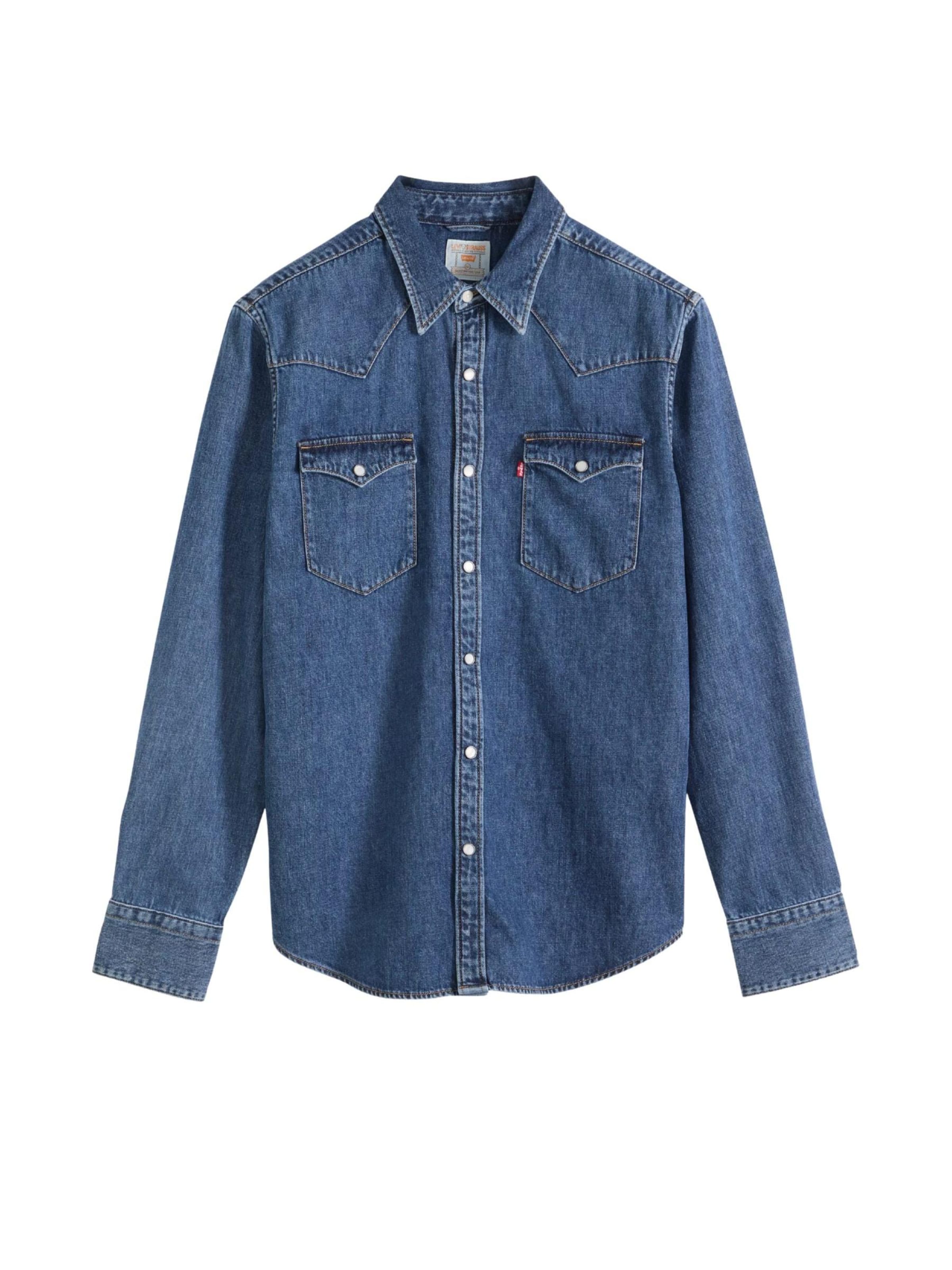 Veste mi-saison 'LEVI'S BARSTOW WESTERN CAMICIA' LEVI'S ® en bleu : devant