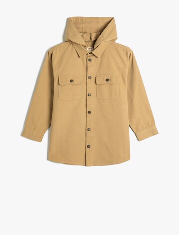 Koton Between-Season Jacket in Beige: front