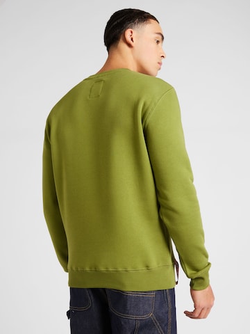 ALPHA INDUSTRIES Sweatshirt in Groen