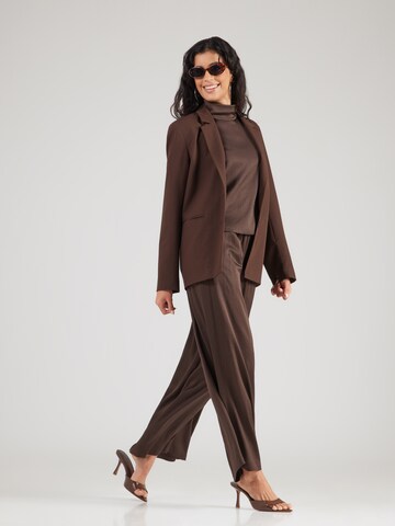 DRYKORN Wide leg Pants 'Ceiling' in Brown