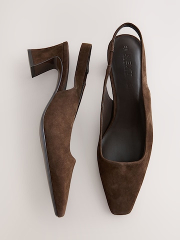 Décolleté sling 'Forever Comfort' di Next in marrone
