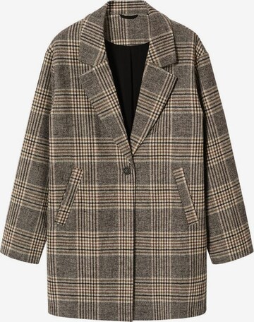 MANGO TEEN Coat 'Square' in Brown: front