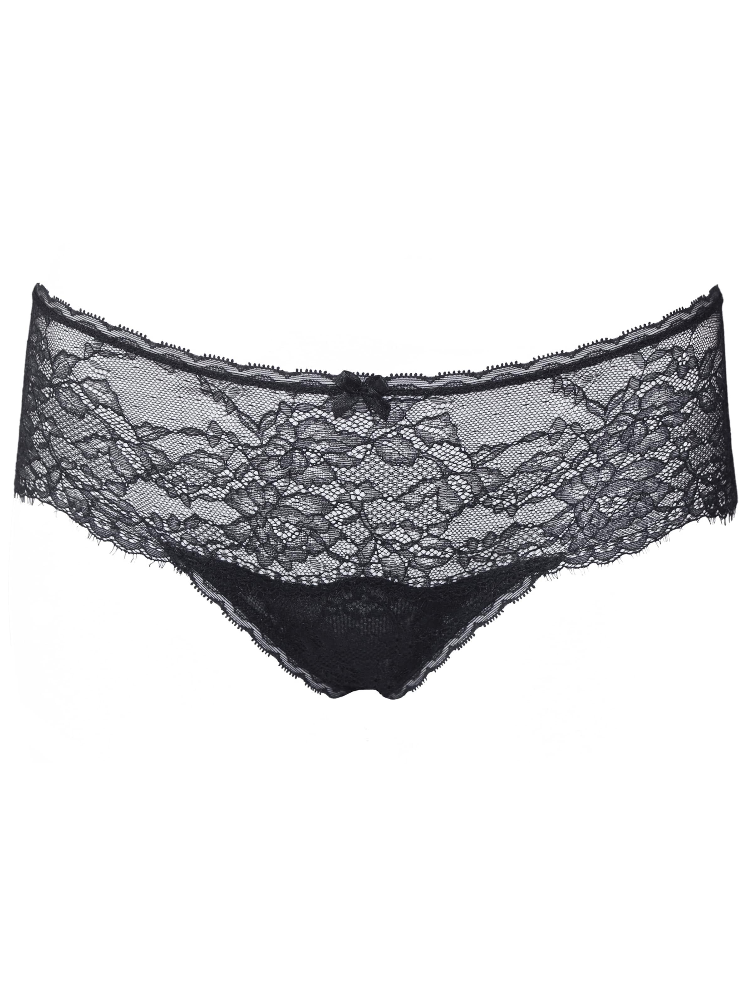 SugarShape Panty 'Emilia' in Schwarz: Vorderseite