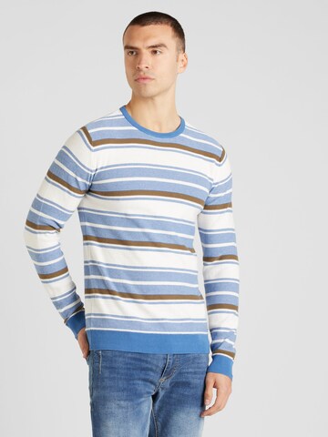 Pull-over BLEND en bleu : devant