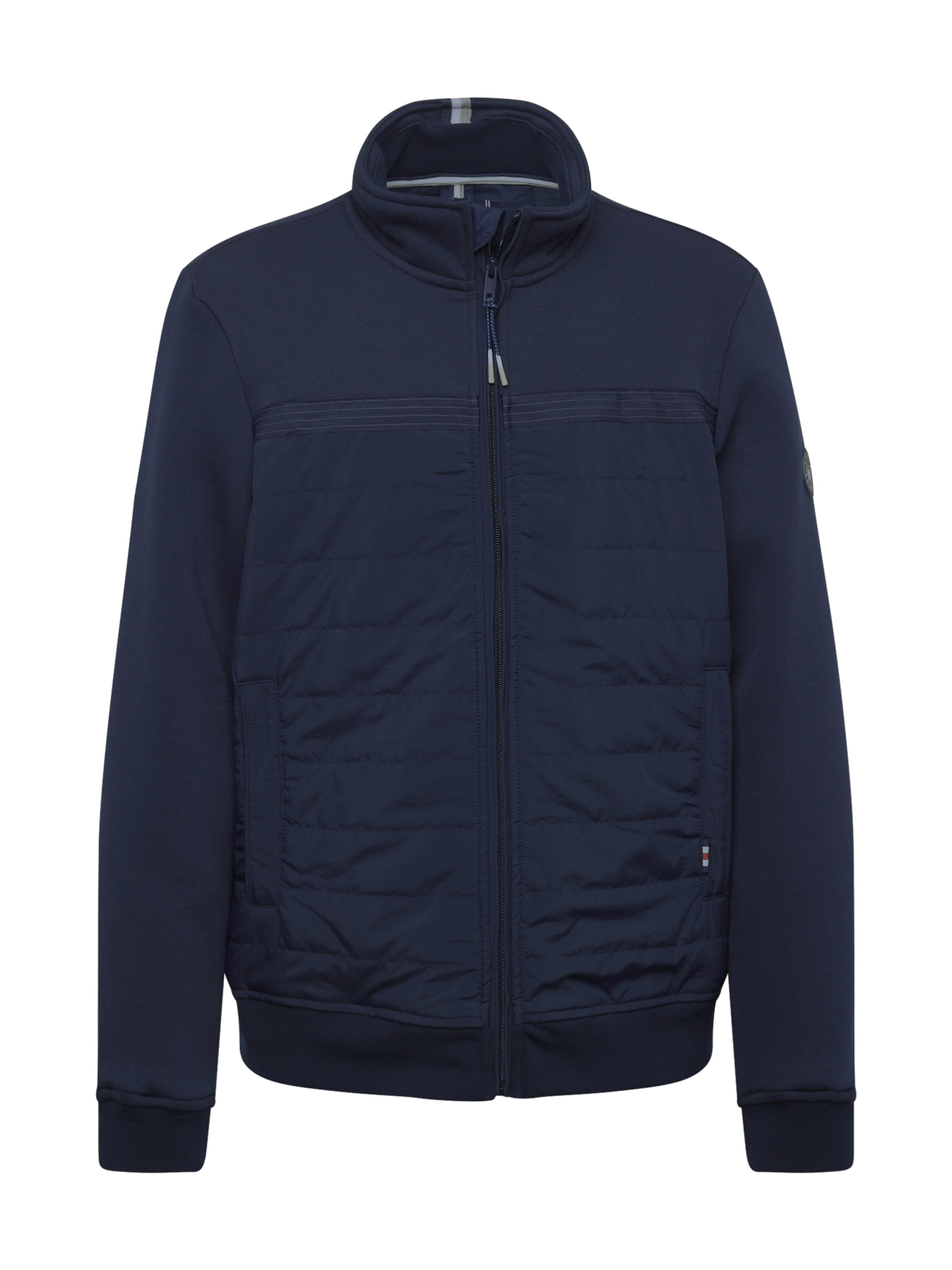 FQ1924 Jacke 'Harry' in Blau: Vorderseite