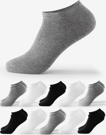 Occulto Sneaker Socken 'Alexa' in Schwarz: Vorderseite