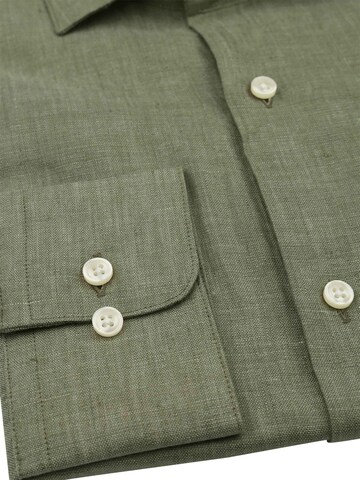 Suitable Comfort fit Overhemd in Groen