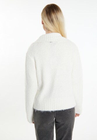 Cardigan 'Altiplano' DreiMaster Vintage en blanc