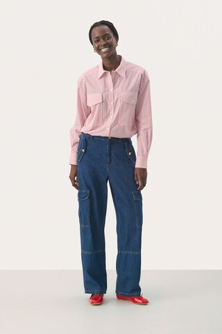 Part Two Loosefit Cargojeans 'Petruska' in Blauw