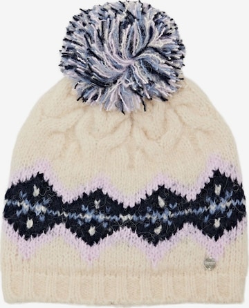 ESPRIT Mössa 'FairIsle' i beige: framsida